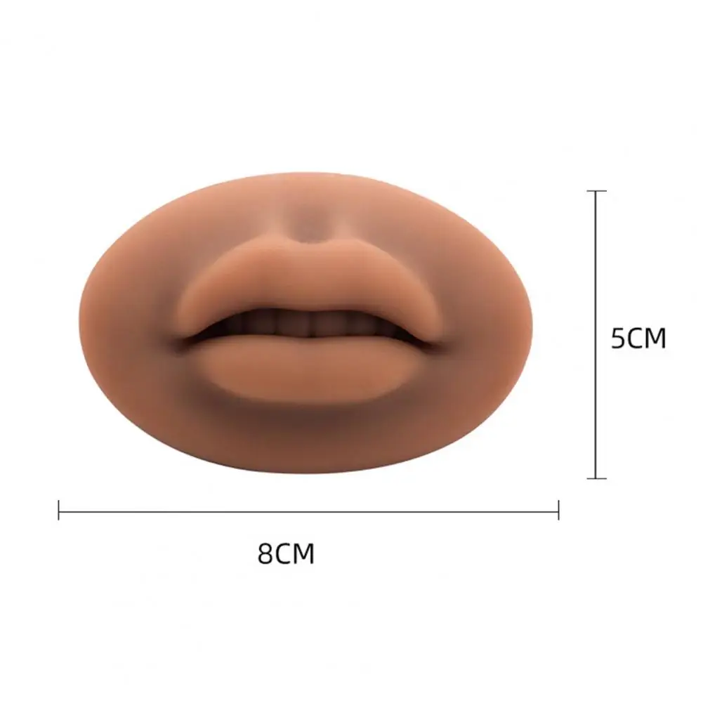 Soft Silicone Permanent Makeup Lip Blush Tattoo Training Skin MicrobladingReusable 3D Practice Lips Mold For Makeup Artists