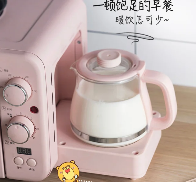 تصنيع مجموعة الإفطار 3 في 1 (البيض المقلي، المحمصة، صانع القهوة)، 3 في 1 آلة الإفطار