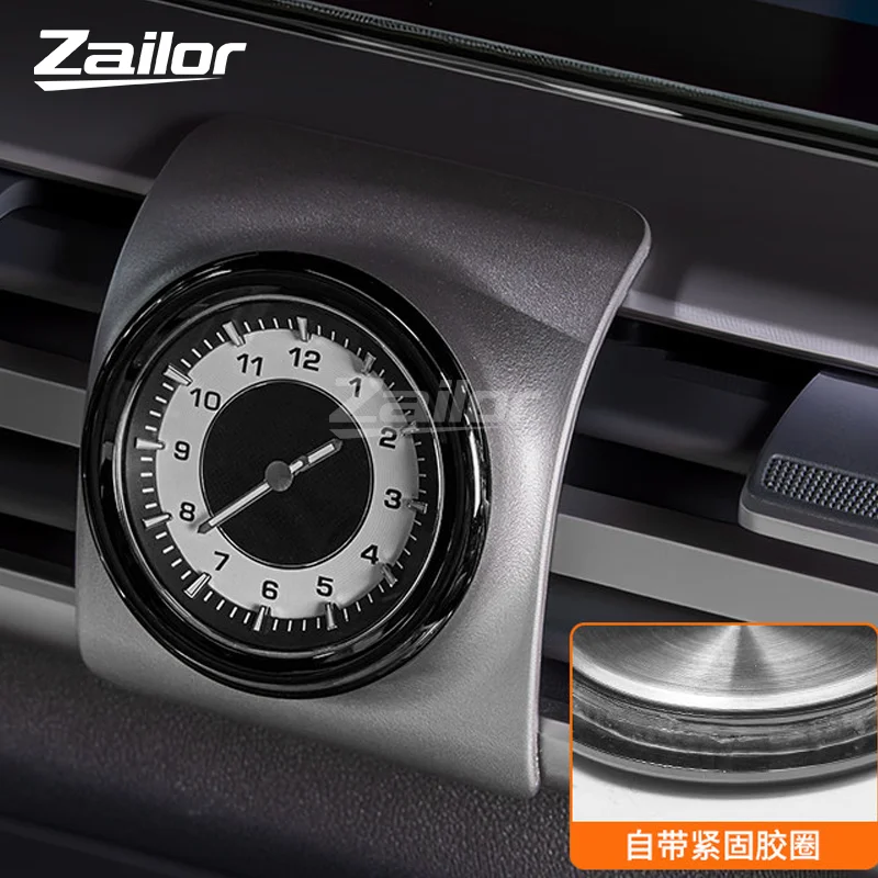 For BYD Ti 7 Formula 7 Center Console Clock Luminous Quartz Watch Decoration Car Interior Accessories