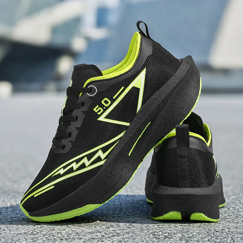

Unisex Running Shoes Speciality Carbon Plate Marathon Men's Sports Breathable Lightweight Women's Athletic Nonskid Sneakers Trai