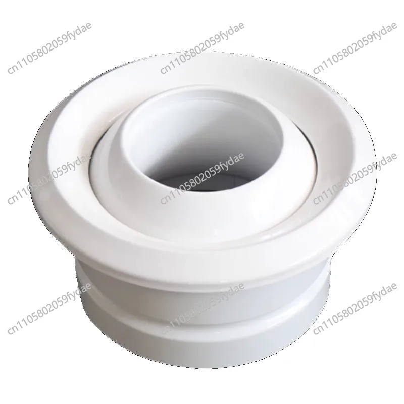 Adjustable Jet Nozzle Diffuser Air Outlet Round Air Conditioning Outlet Fresh Air System White Aluminum Alloy Dia100-630mmA