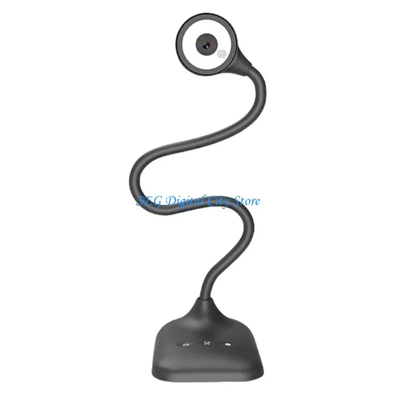 

U75B Adjustable Hose Design Webcam USB Document Camera For Remote Teaching Conference Calls With 3Level LED Lighting
