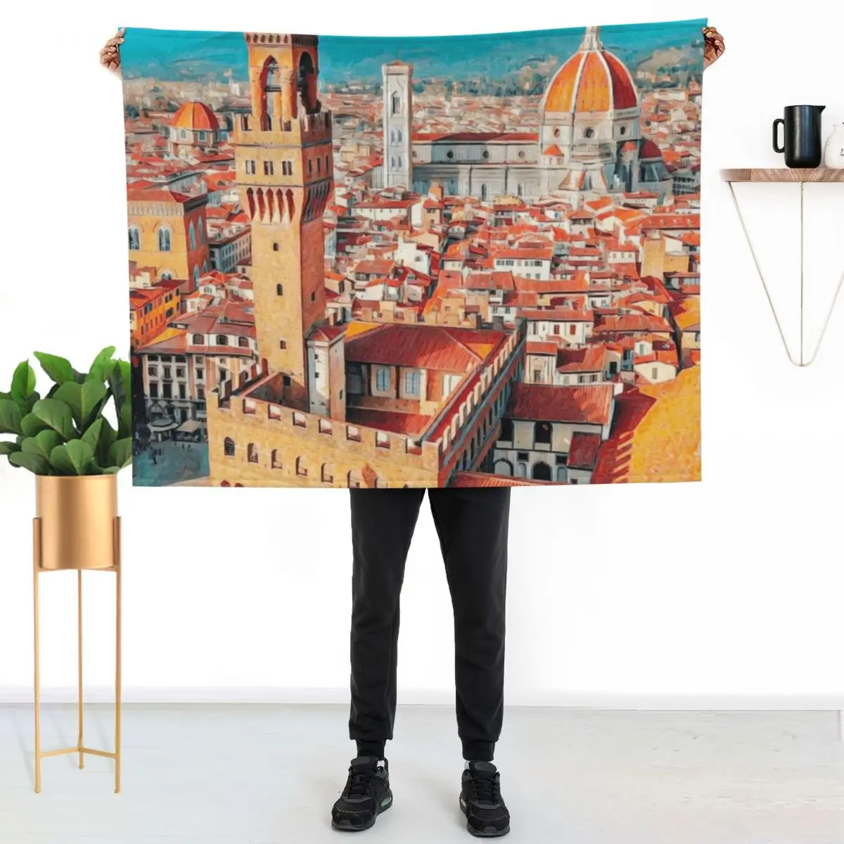 

Florence Throw Blanket Long Lasting Soft Plush Blanket for Daily Use