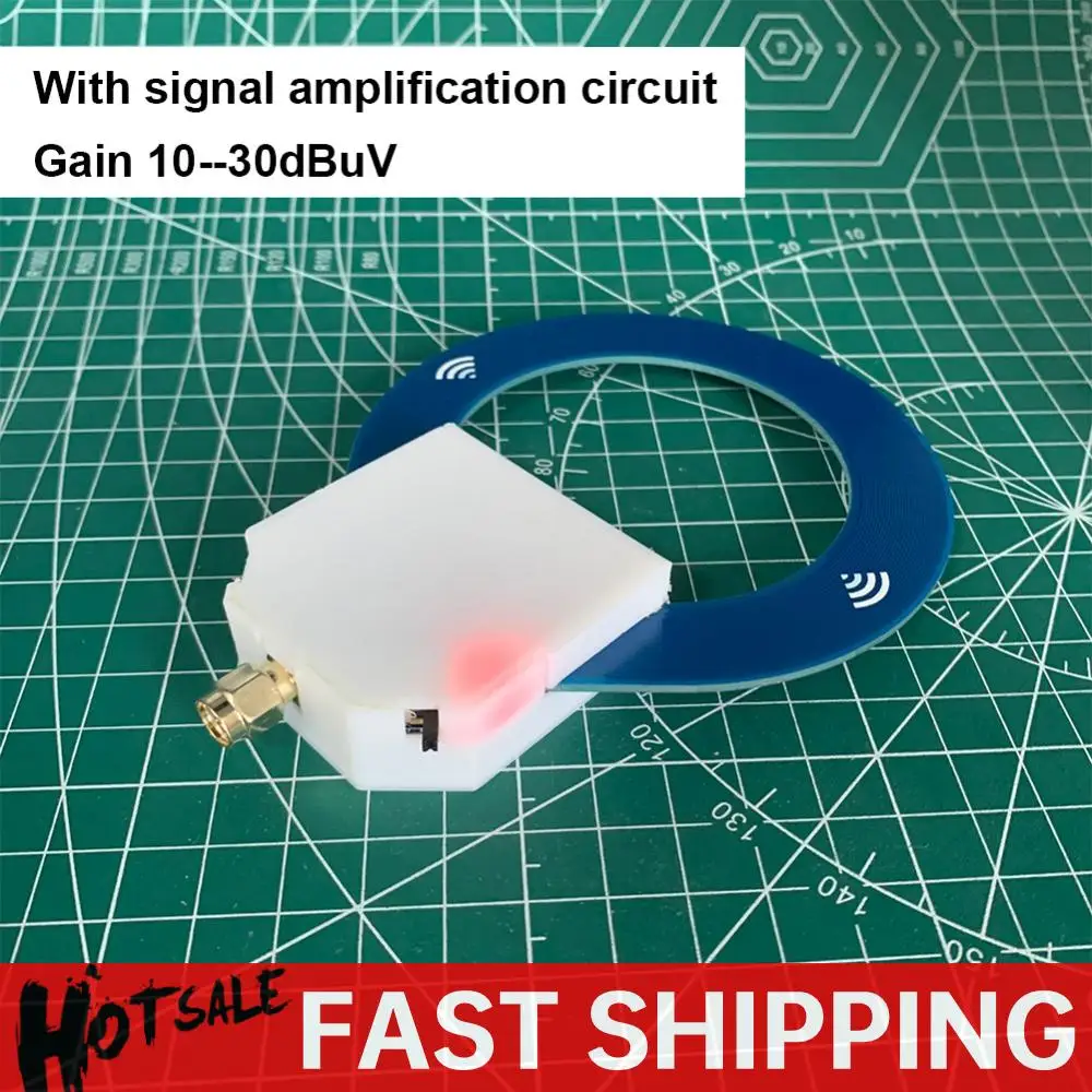 

Круглая широкополосная антенна 9,9 кГц-181 МГц, маленькая кольцевая антенна BB, мини-петлевая антенна для малахитового приемника SDR, приемник TEF6686