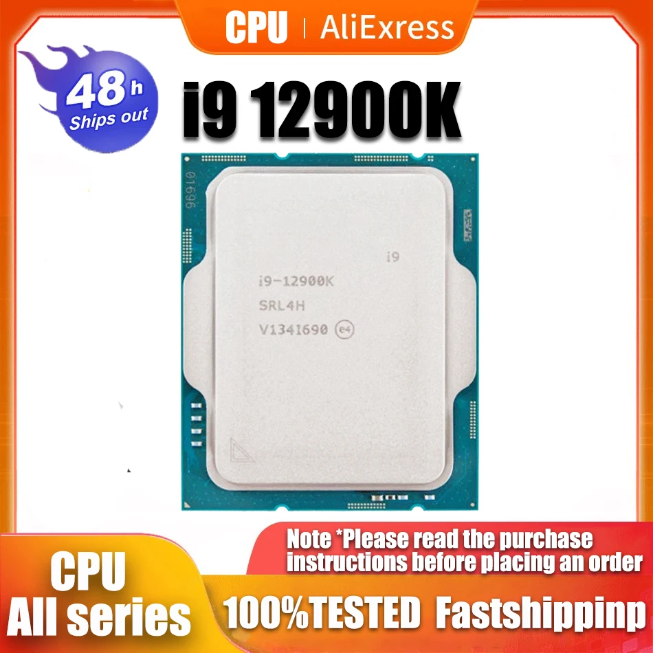 NEW  Core i9 12900K 3.9GHz 16 Core 24 Thread CPU Processor 10NM L3=30M 125W LGA 1700 No Cooler