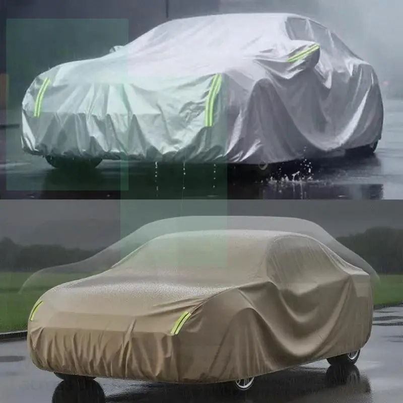 لسكودا كودياق 2016 2023 في الهواء الطلق كامل مقاوم للماء الغبار حماية ظلة الملحقات الخارجية أغطية السيارات #4