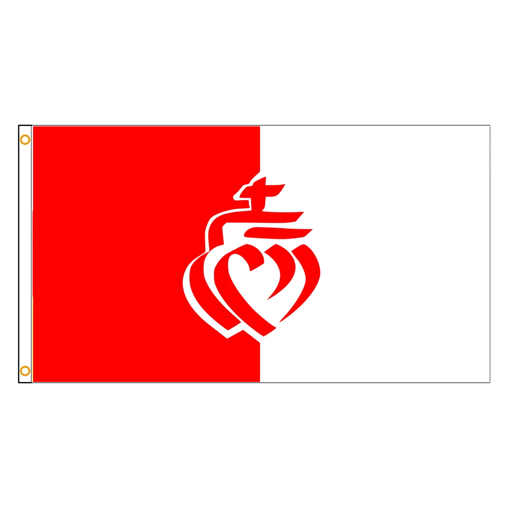 Bandeira da frança vendee, 90x150cm, bandeira da frança