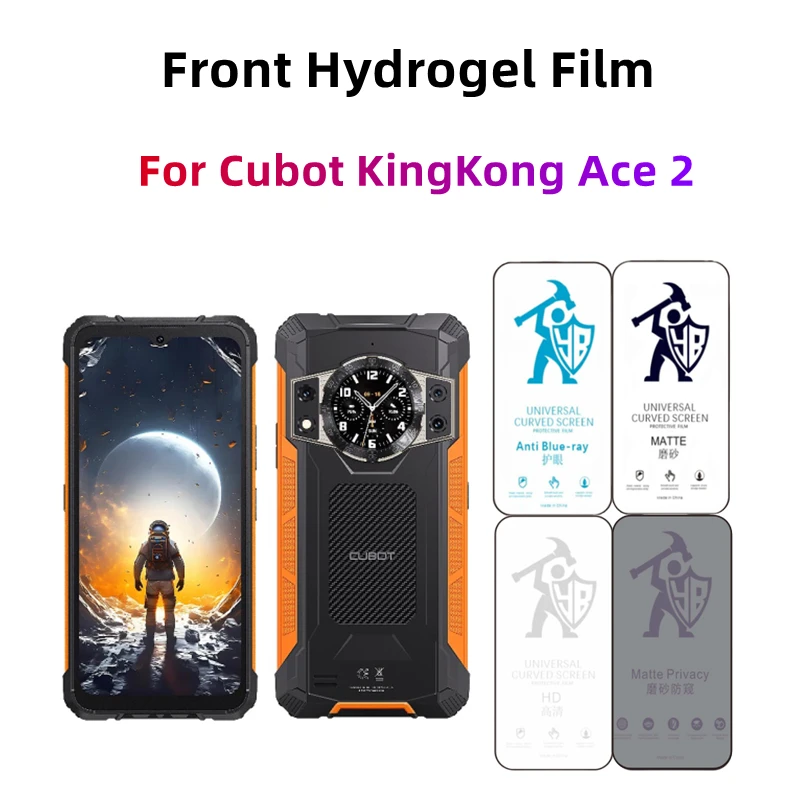 

2 шт. матовая гидрогелевая пленка для Cubot KingKong Ace 2, HD-защитная пленка для экрана Cubot KingKong Ace 2, защитная пленка для глаз, антишпионская защитная пленка