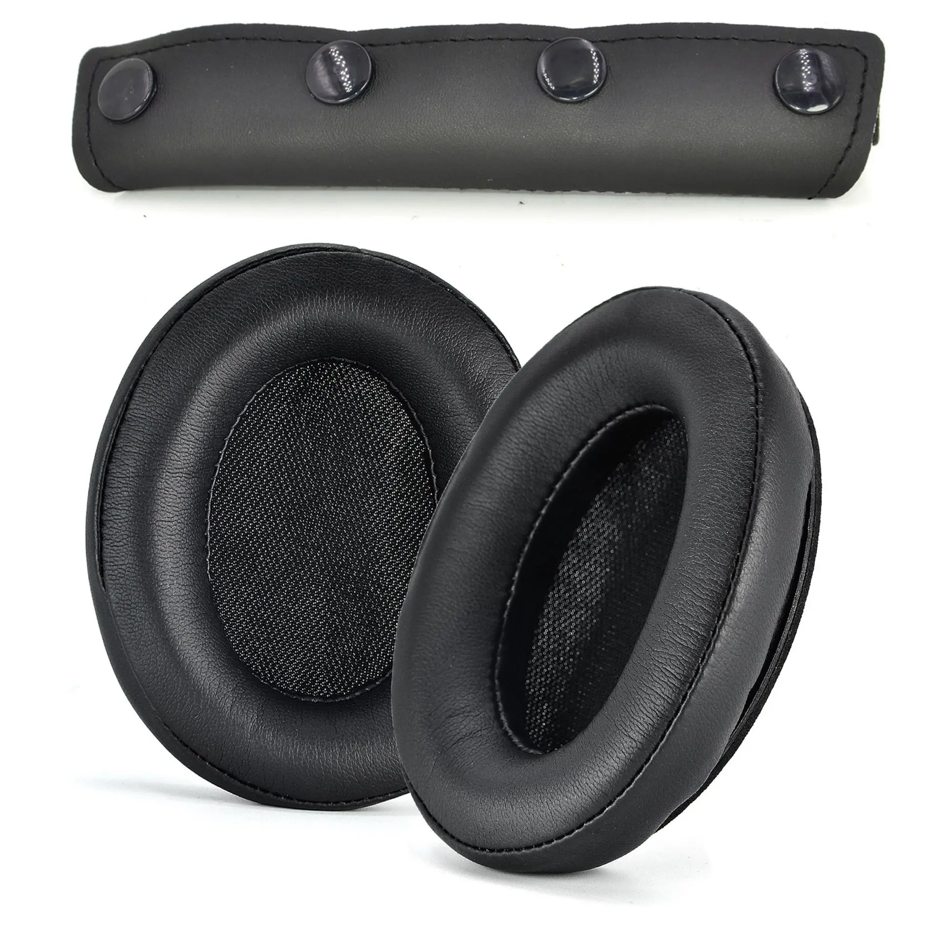 Replacement Earpads Top Headband Ear Pad Cushion For Srhythm NC25 NC35 Headset Headphones