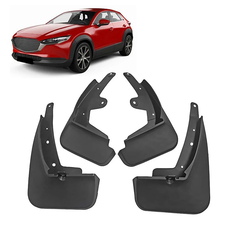 

for Mazda CX-30 CX30 2020 2021 Front&Rear Mud Flap Guard Fenders Mudguard Splash Mudflaps Fender Mudguards