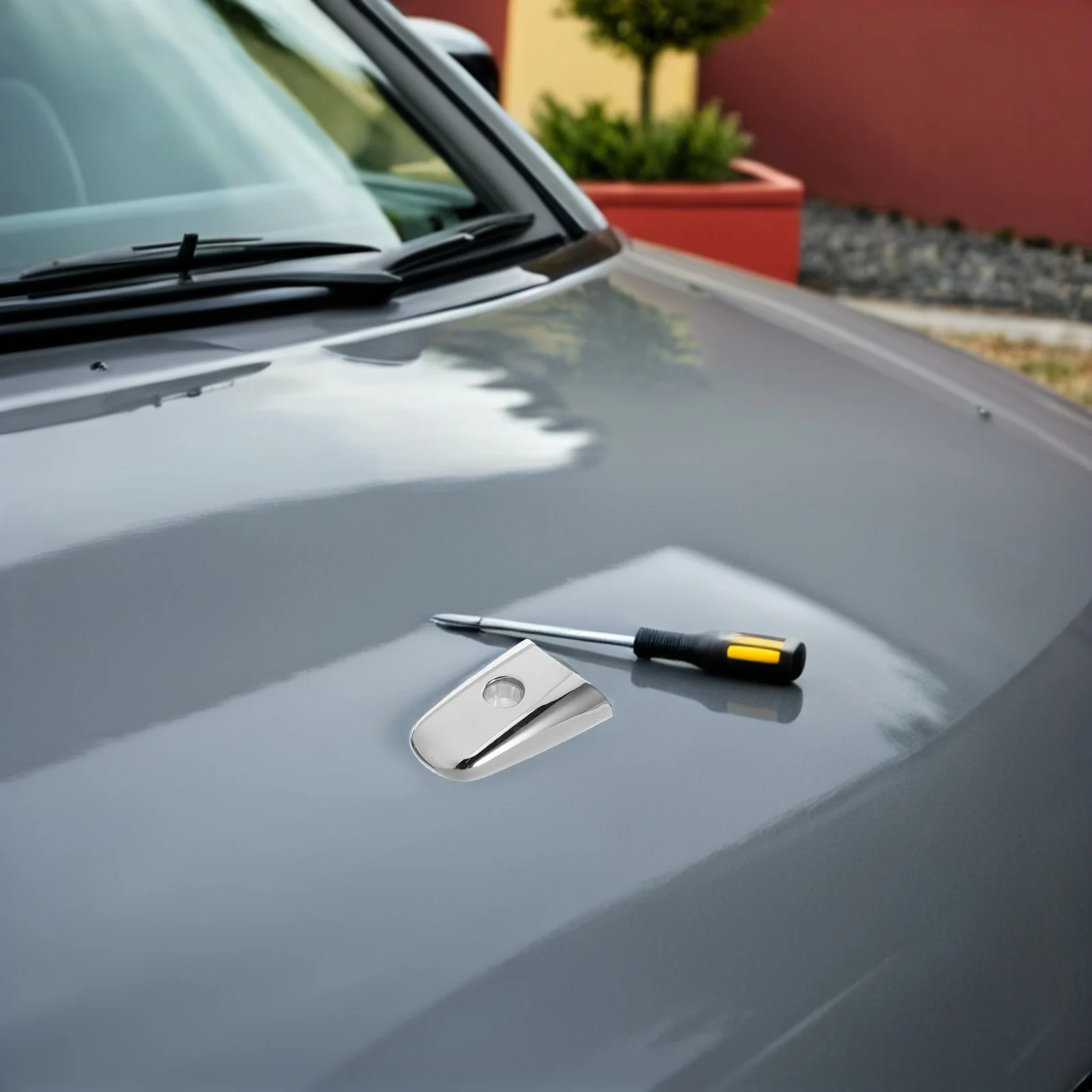 

Car Door Handle Cover Front Driver Side Lock Cap Front Door Handle Replacement Cover Auto Exterior Protection for