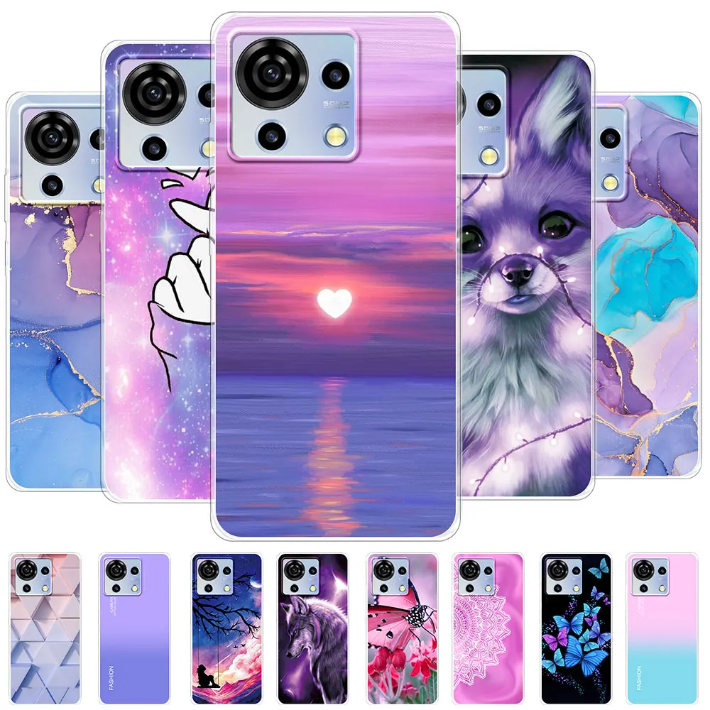 Para ZTE Blade V50 Vita funda para ZTE Blade V41 Vita funda de teléfono de silicona suave transparente o ZTE V50 Vita ZTE V41Vita Coque Fundas