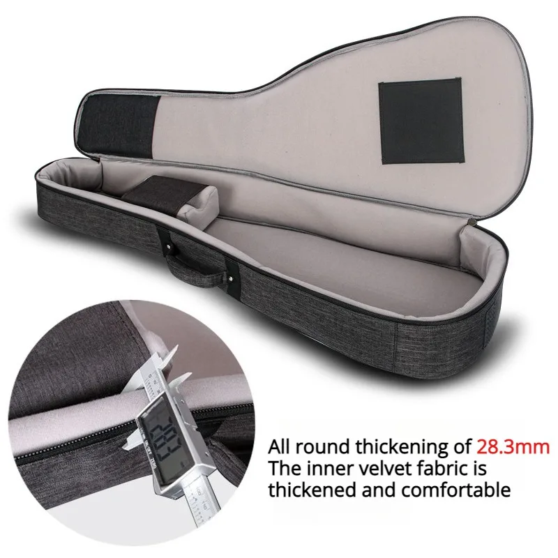 40/41 Inch Guitar Backpack Thickened Water-repellent Drop-proof Shoulders Portable Guitar Bag Musical Instrument Accessories