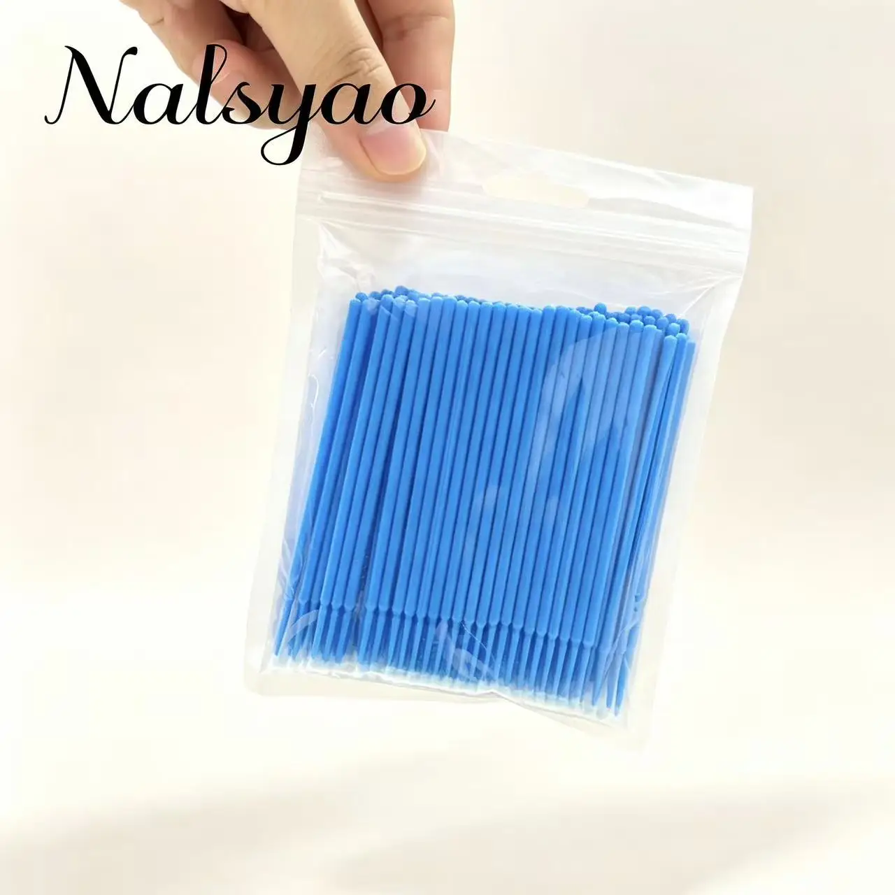 100/200pcs Eyelash Cleaning Brush Lash Extension Micro Cotton Swab Eyelashes Microbrush Beauty Clean Remover