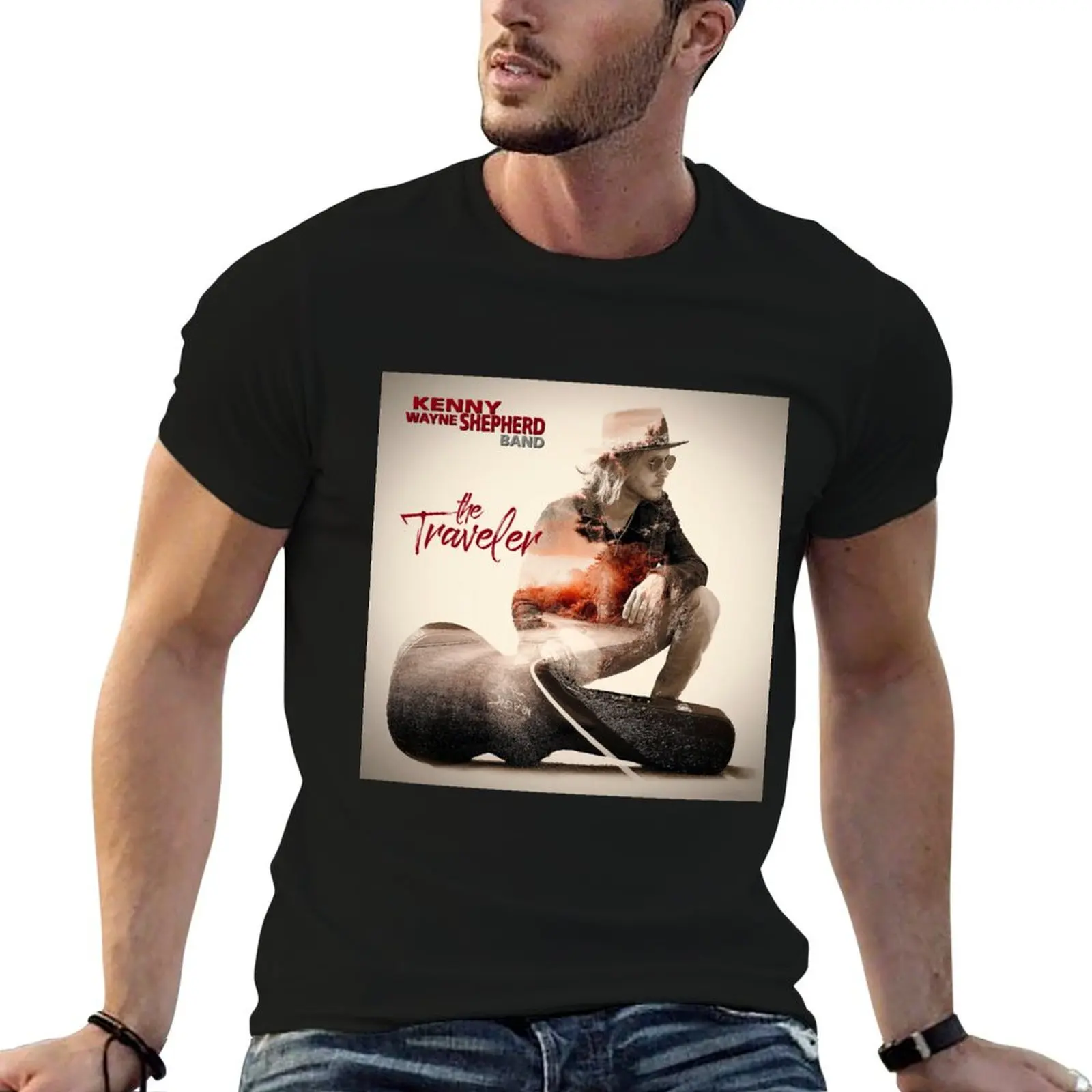 

Kenny Wayne Shepherd the traveler T-Shirt t shirt for man 100 percent cotton anime tshirt T-Shirt
