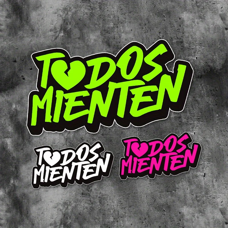 

2D плоские виниловые наклейки «Все лгут», водонепроницаемые стикеры для мотоциклетных шлемов, автомобильных окон, топливных баков и декора кузова своими руками