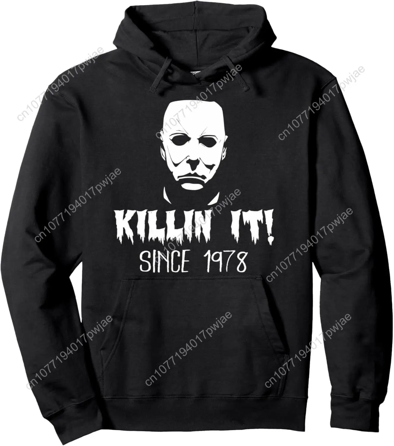

Killing It Since 1978 Scary Movie Halloween Pullover Hoodie