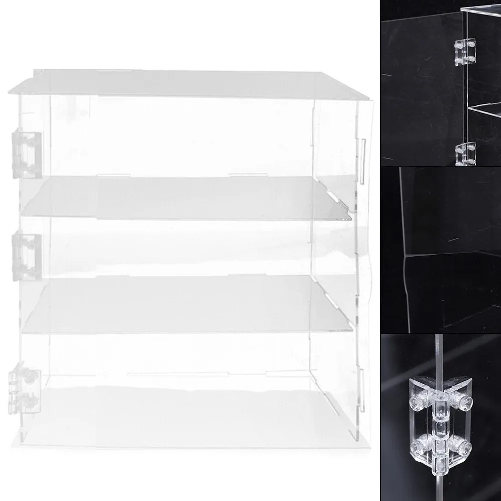 

Clear Acrylic Display Case Desktop Storage Box Cabinet for Mini Toy, Collections