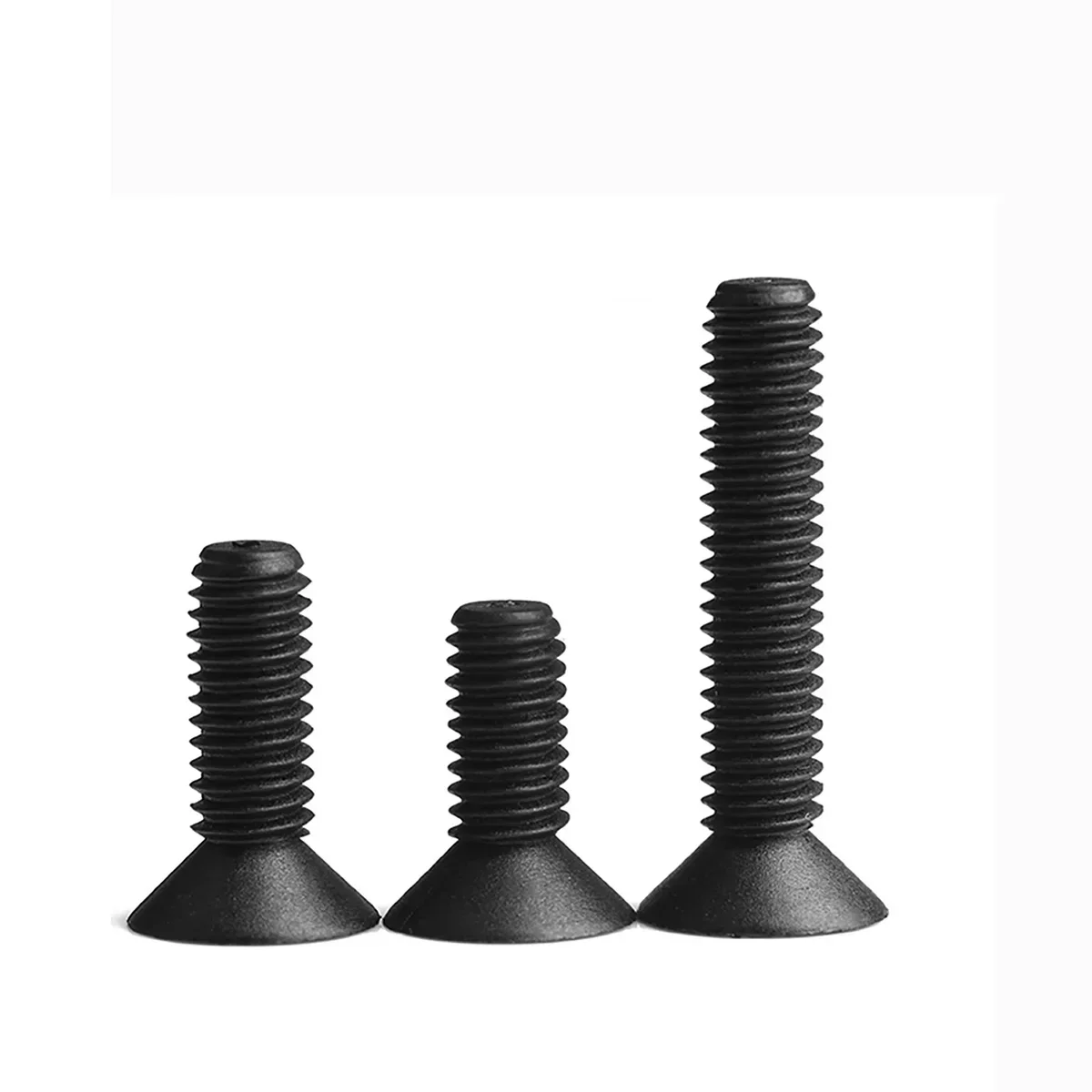 

M2M2.5M3M4M5M6 White Black Nylon Cross Countersunk Head Bolt Plastic Flat Head Small Screw