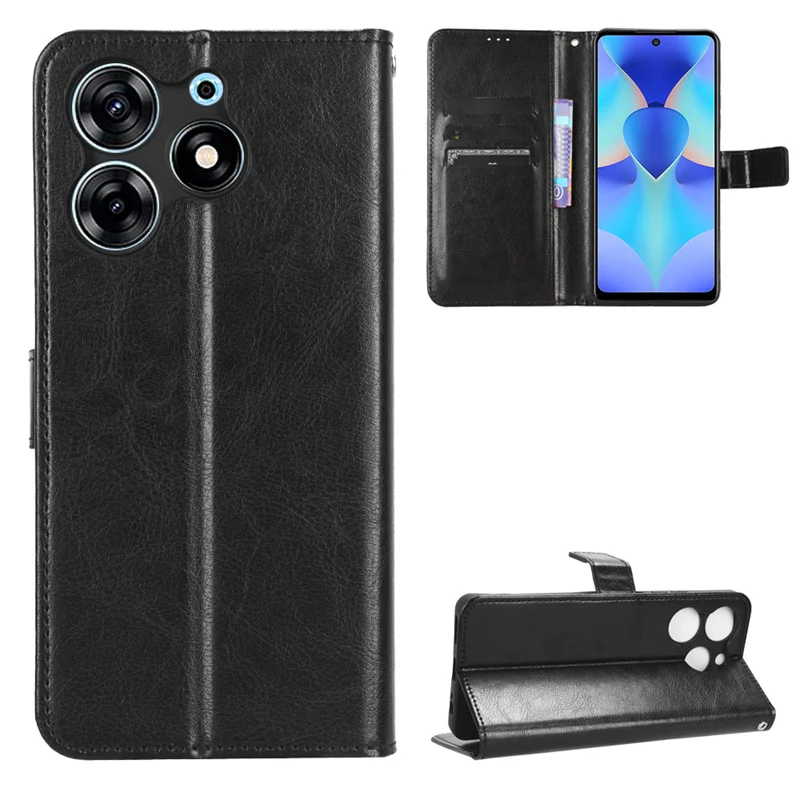 For Tecno Spark 10 Pro 4G k17 Case Luxury Flip PU Leather Wallet Lanyard Stand Case For Tecno Spark 10 Pro 4G K17 Phone Bags