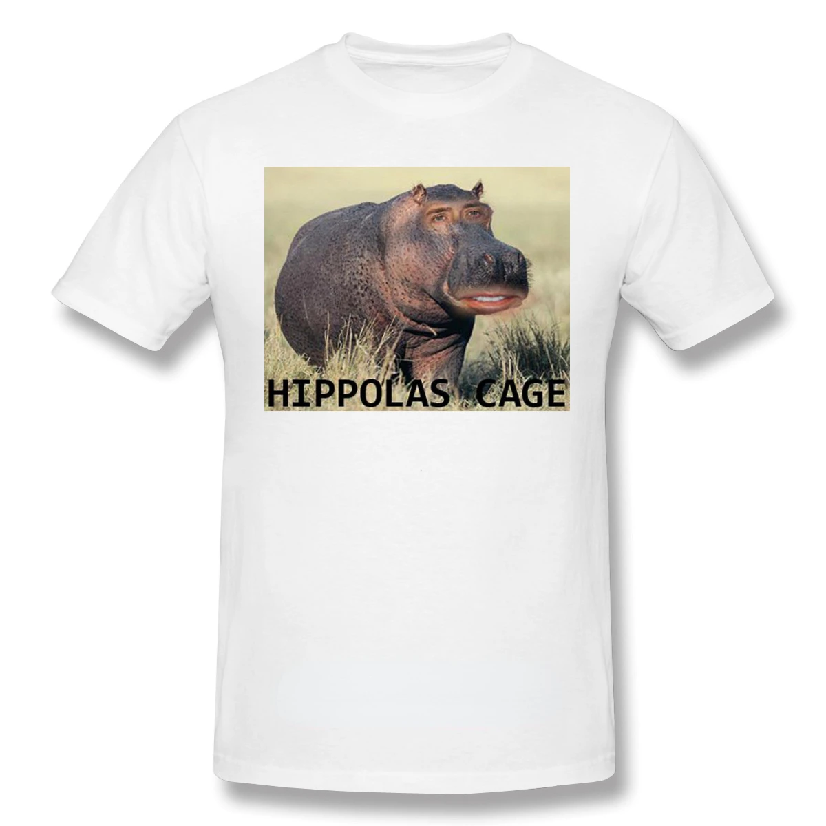 Camiseta divertida De Nicolas Cage para Hombre y Mujer, Camisetas gráficas De jaula De hipopótamas, Tops De manga corta, Ropa De verano