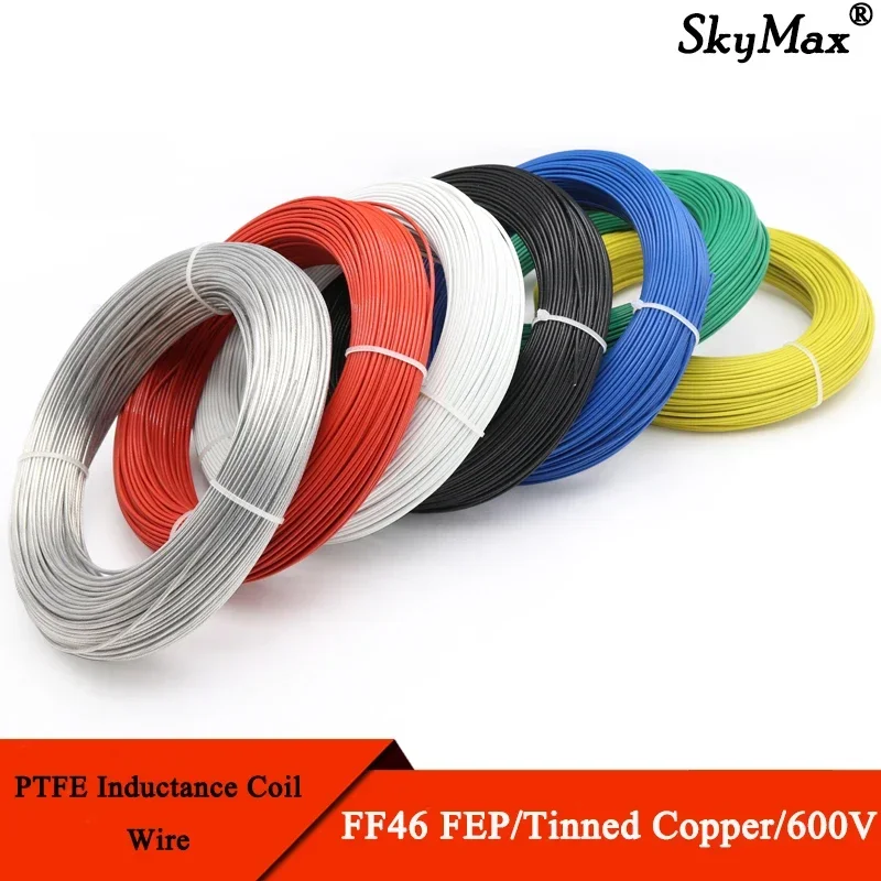 

2/5/10M Sq 0.12 0.35 0.5 1 1.5 2 2.5 3 4mm Ground Inductor Wire Coil Signal Control PTFE Sensor Detector Parking Access Cable