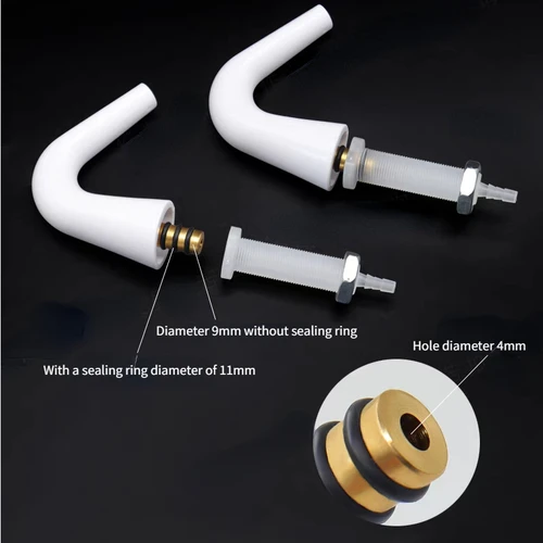 Imagen 2 del producto Silla Dental Spittoon, accesorios de máquina integrales, tubería de suministro de agua de lavado, codo, lavado de esputo para unidad de acceso de silla