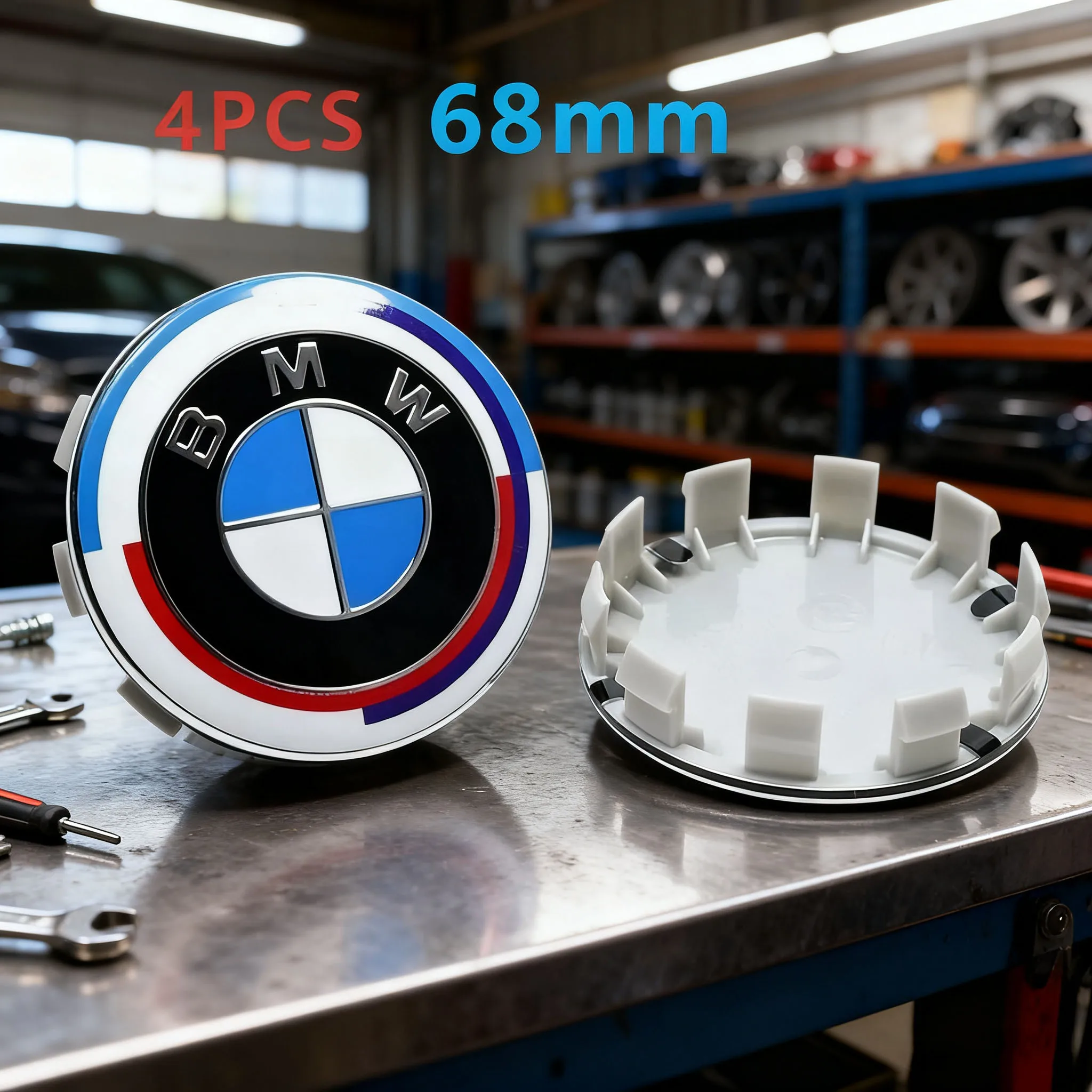 

56/68mm Auto Hub Caps for BMW E83 G21 E84 E34 E53 E46 E90 E60 F10 F30 F20 Car Wheel Center Cover Hubcaps Decoration Accessories