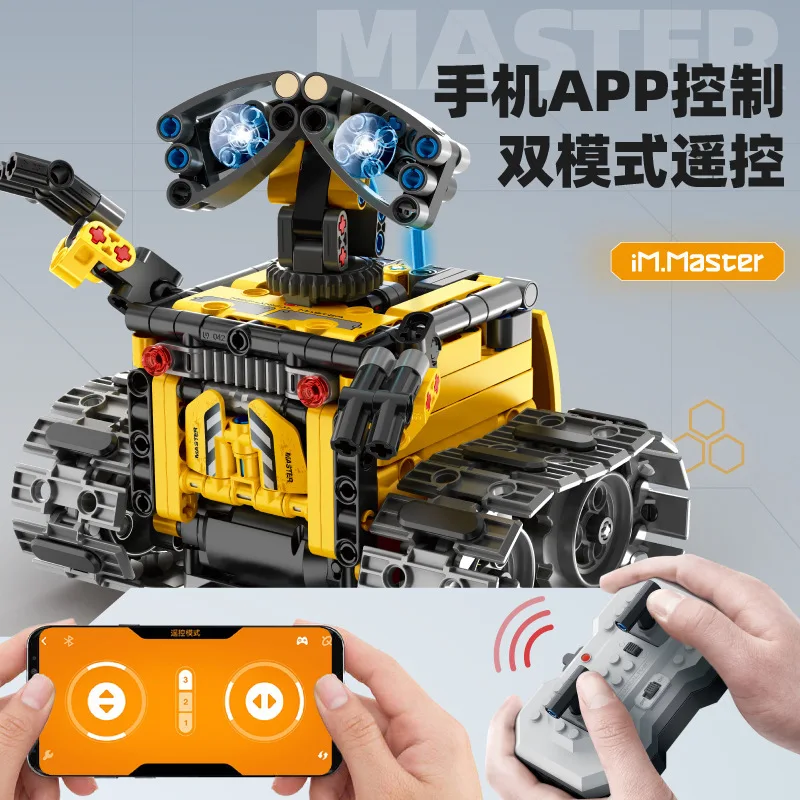 3IN1 ville technique RC voiture Robot pelle voiture de course blocs de construction télécommande pelle camion briques cadeau jouets pour garçons
