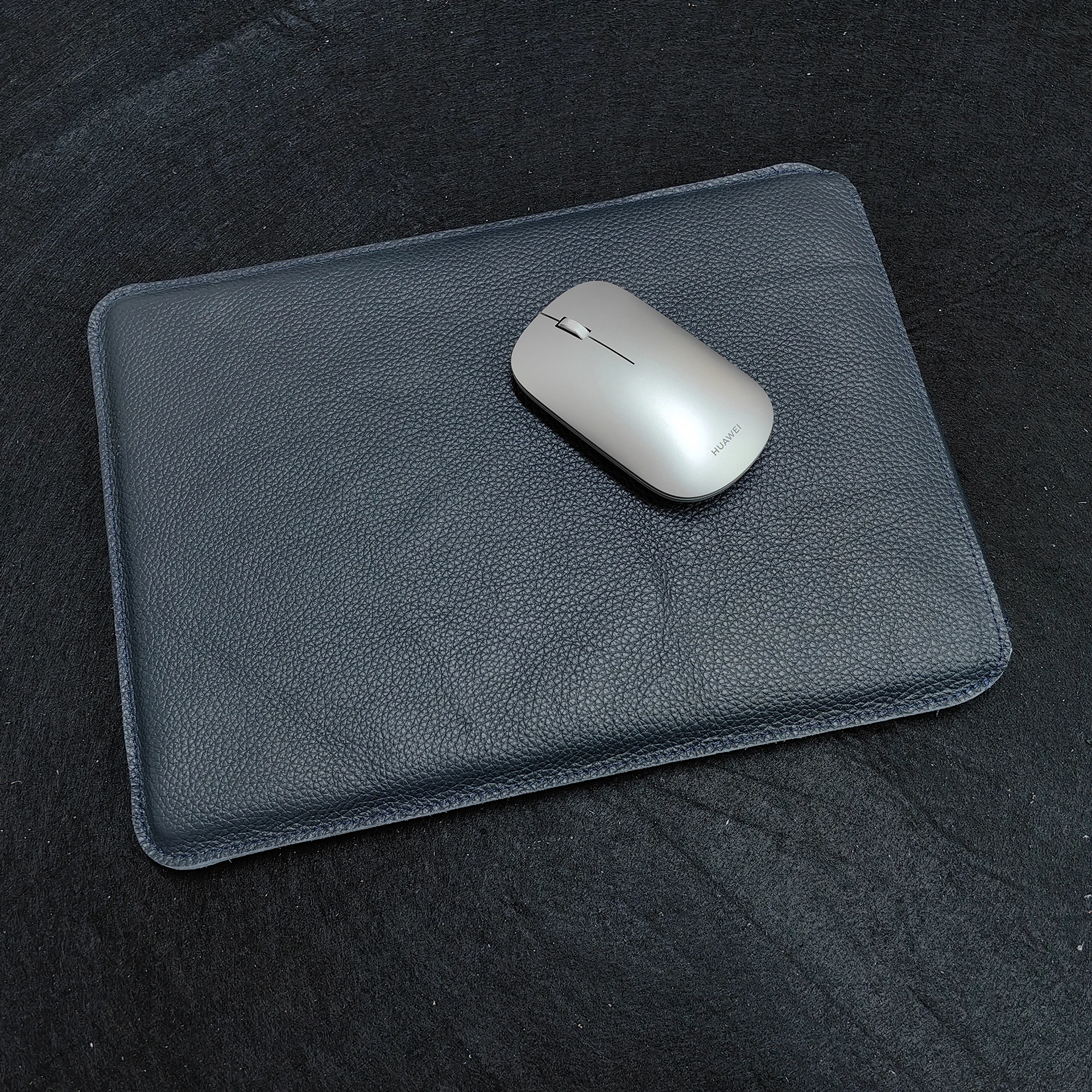 15 Grain Leather Laptop Sleeve Bag Protective Cover Case Shockproof Pouch for MacBook Air 15.3 Inch M4 M5