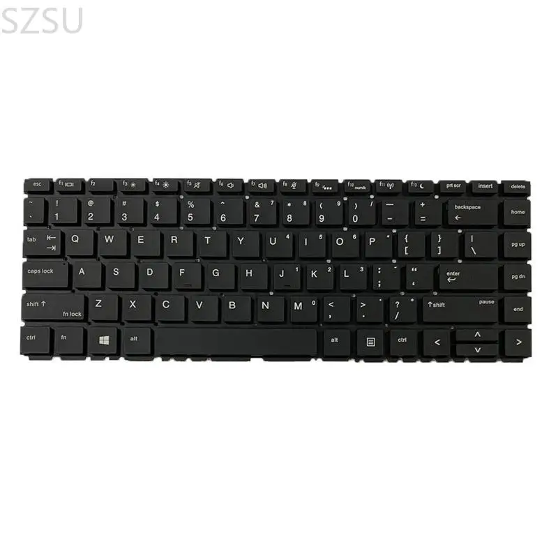 

SZSU US Layout English Replacement Keyboard With / Without Backlit for HP book 440 445 440 G7 445 G7 Series Laptop