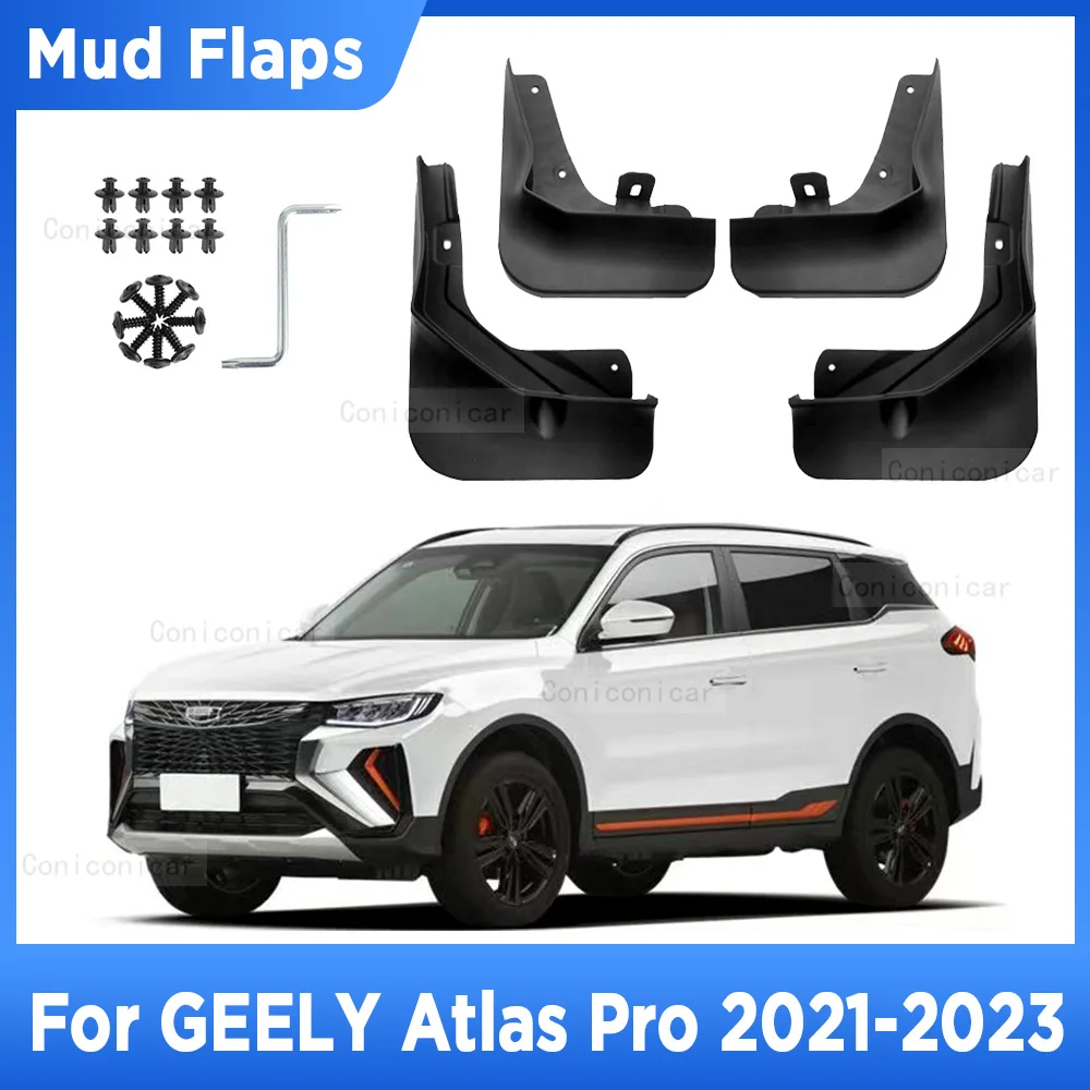 

For GEELY Atlas Pro 2021 2022 2023 Mud Flaps Splash Guard Mudguards MudFlaps Front Rear Fender Auto Styling Car Accessories