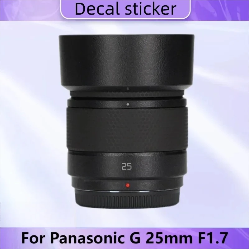 For LUMIX G 25mm F1.7 Lens Sticker for Panasonic Lumix G 25mm f