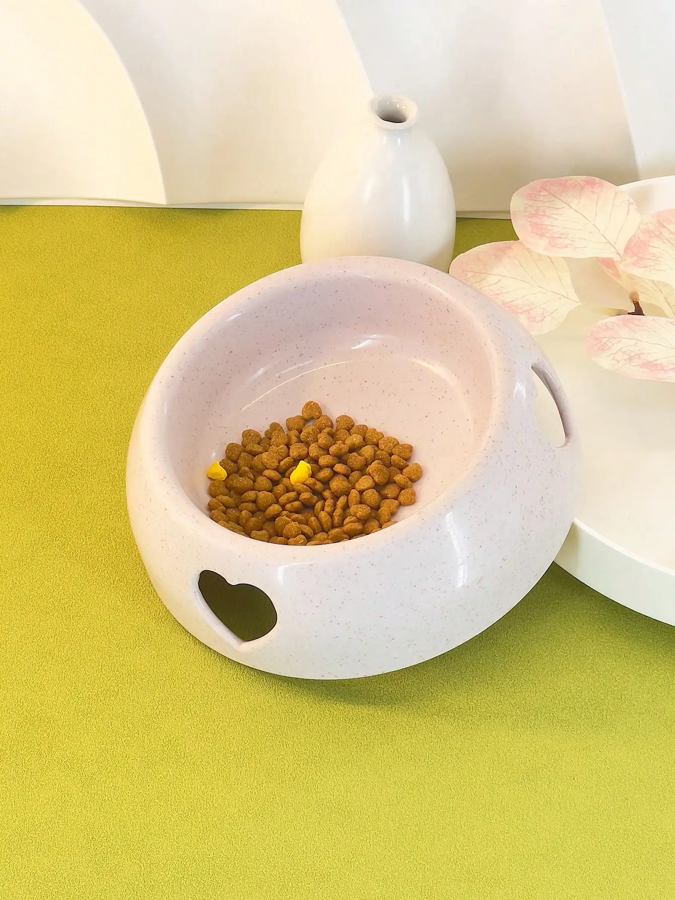 A good quality Pet Bowl Dog Bowl Dog Bowl Cat Bowl Cat Bowl upset dog food cat food bowl plate pet supplies suitable for small,