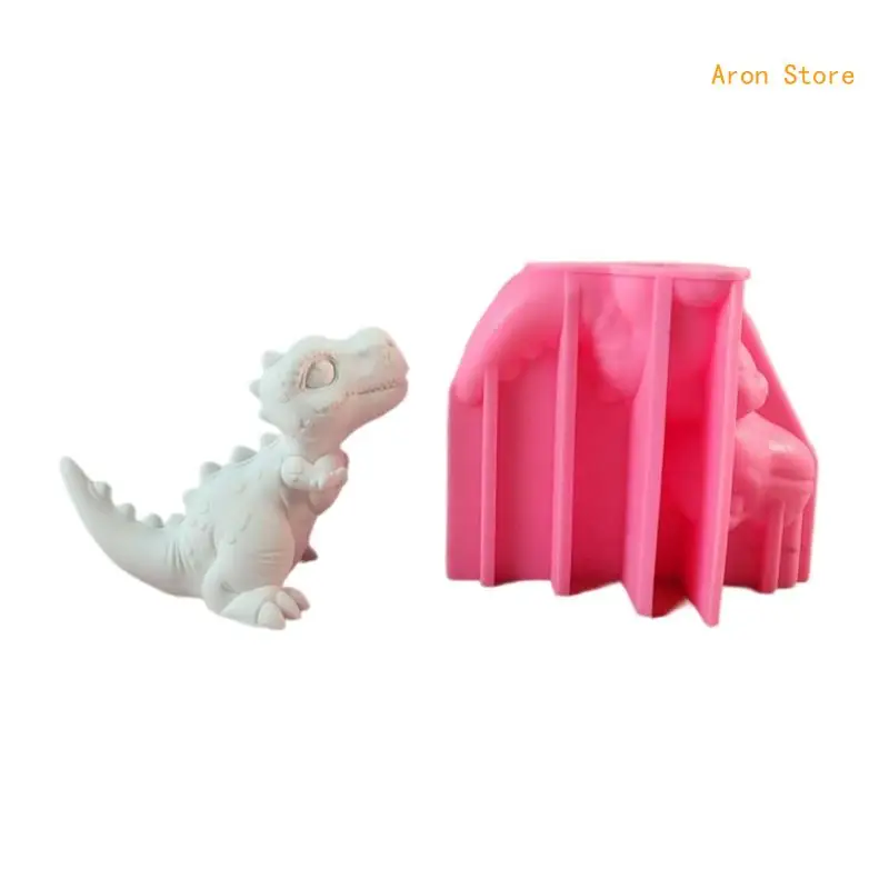 

Animal Resin Mould Dinosaur Silicone Molds Ornament Plasters Molds for Fondant H3CF