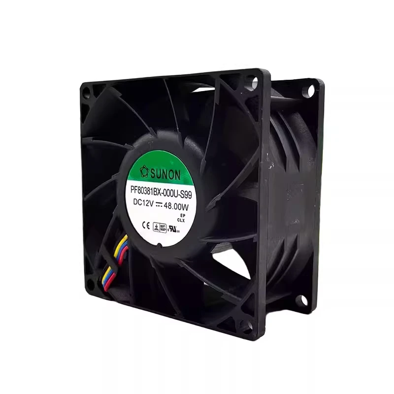 ORIGINAL PF80381BX-000U-S99 12V 48.00W 8038 80*80*38mm KIPAS PENDINGIN RADIATOR BARU