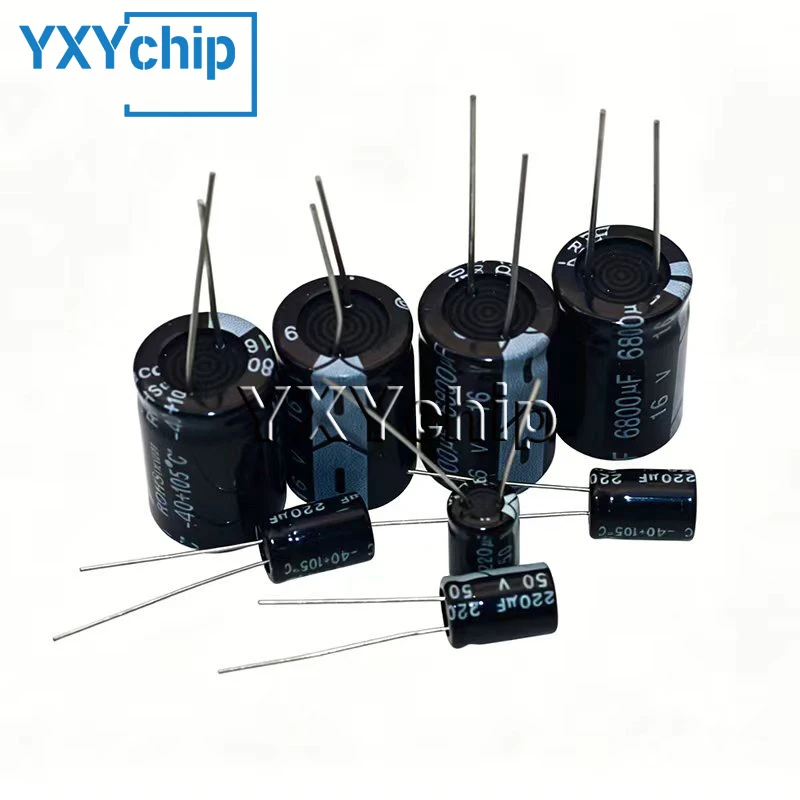 Capacitor Eletrolítico de Alumínio 400V 450V 1uF 2.2uF 3.3uF 4.7uF 6.8uF 8.2uF 10uF 15uF 22uF 33uF 47uF 68uF 82uF 100uF 120uF 150uF