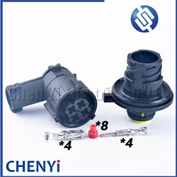 4 Pin Auto waterproof circular connector Solenoid valve plug Differential lock pressure switch plug for F3000 X3000 M3000 Truck