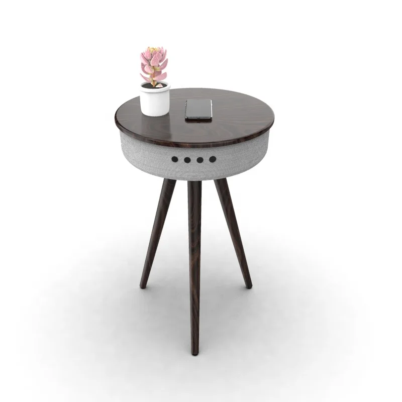 Smart Coffee Table Bluetooth Speaker With Wireless Charging For Home Decor Living Room