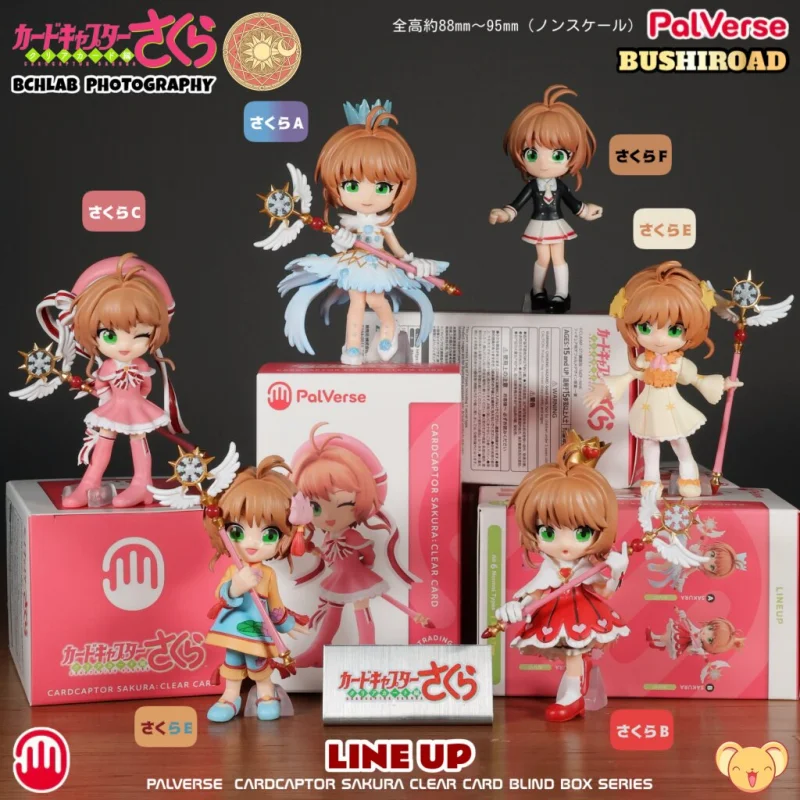 En Stock, Figura Coleccionable de Sakura Kinomoto de Cardcaptor Sakura, Versión Mini de Bushiroad, Caja Sorpresa, Artículo de Anime, Regalo