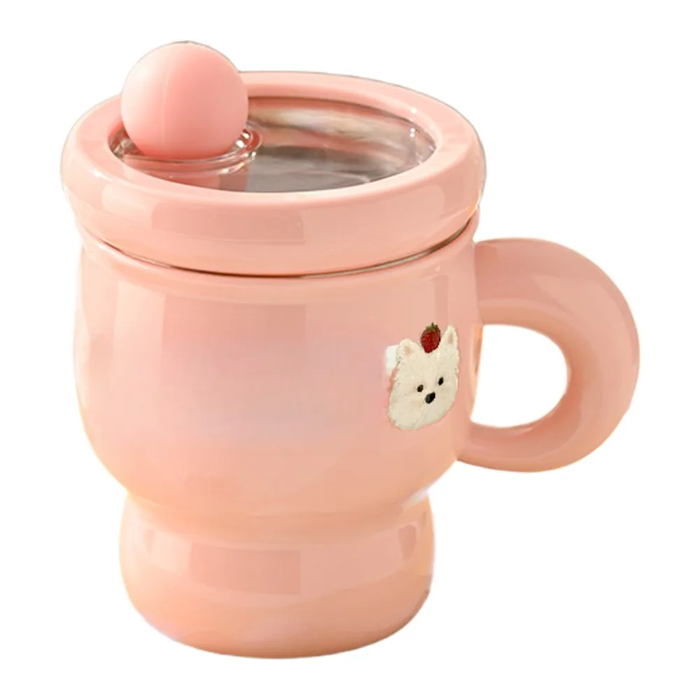 Stainless Steel Beverage Cup with Cartoon Star Graphic Robust Lid and Straw Integration for Office School Travel