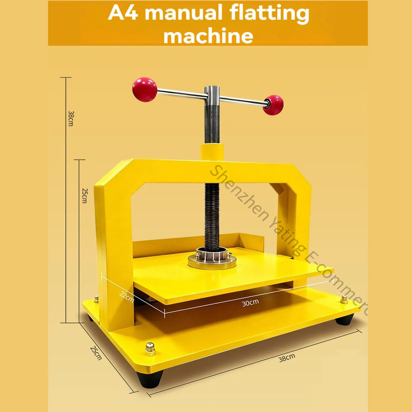 A4 Manual Flattening Machine Handmade Manual DIY Adhesive Fabric Leather Sample Knife Mold Stamping Die-cutting Machine