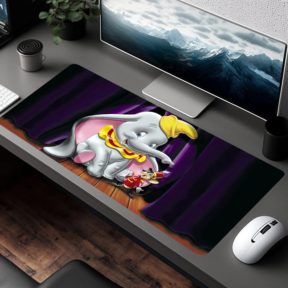 Imagem -05 - Disney Dumbo Non-slip Mouse Pad Pele Personalizada Escritório Computador Tapete de Mesa Mesa Teclado Grande Mouse Pad Almofada Laptop