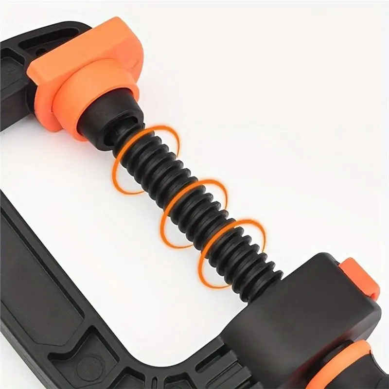 Zaciski stolarskie IALJ, 2 szt./zestaw, wytrzymałe, wzmocnione plastikowo-nylonowe szczęki sprężynowe z mocną siłą zaciskania.