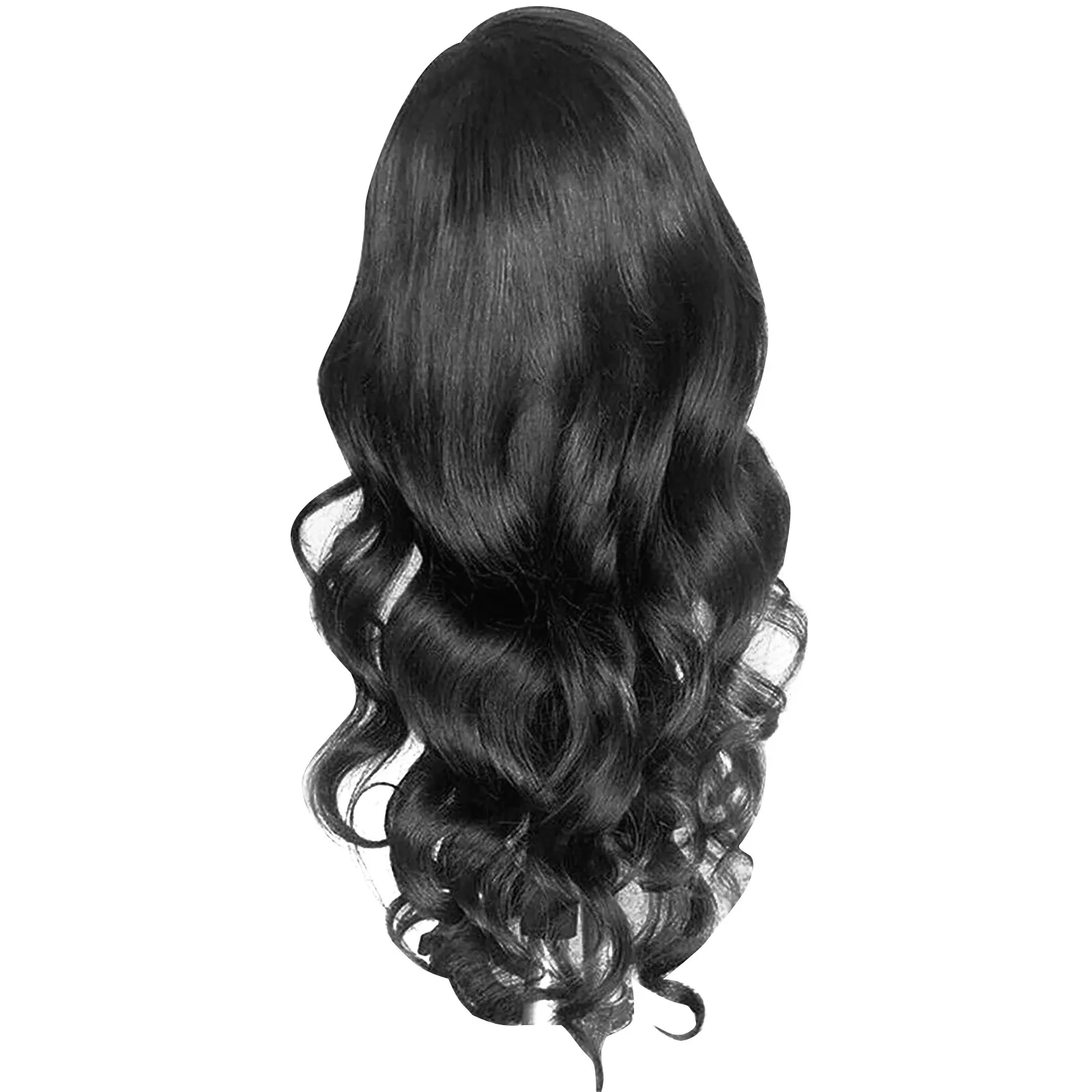 V Part Wig Body Wave Upgrade U Part Synthetic Wigs For Black Women Full Head Clip In Hair Black No Leave Out Thin Part Wig