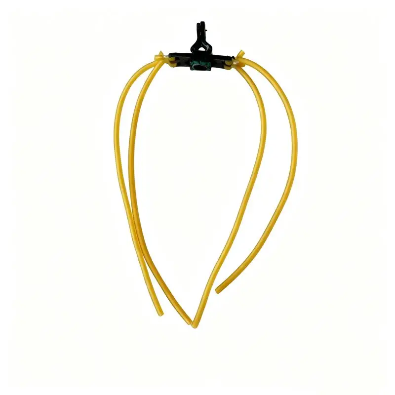 Slingshot 4-Strand 1636 Latex Rubber Band Built-in Magnetic Hand Grip Durable Shooting Tool for Backyard Target Practice