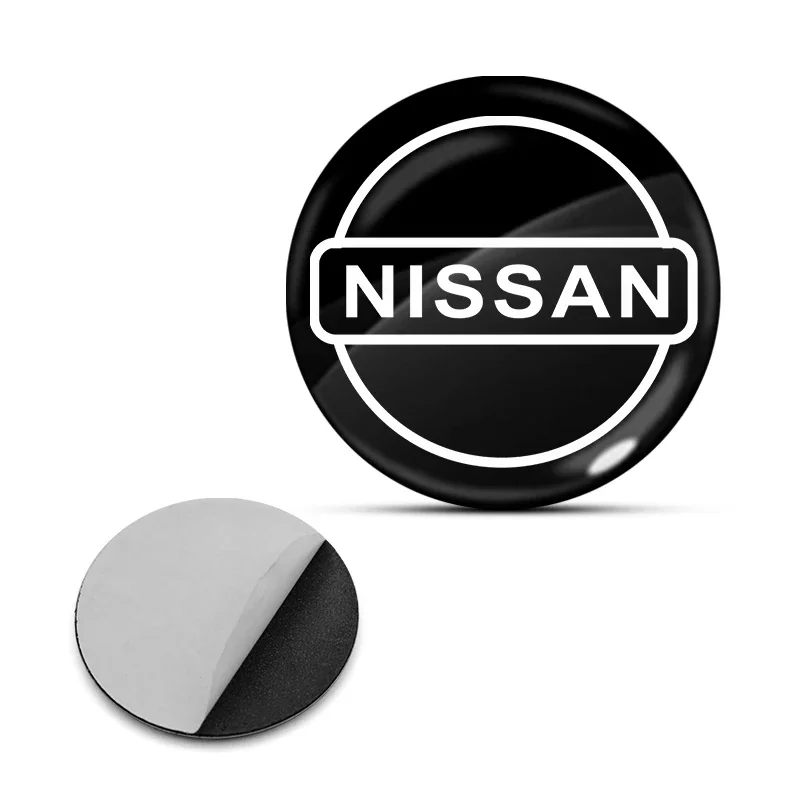 Car Door Lock Keyhole Protective Cap Key Socket Cover Trim Sticker Emblem For Nismo Nissan Juke X-trail Tiida Wheel Center Caps
