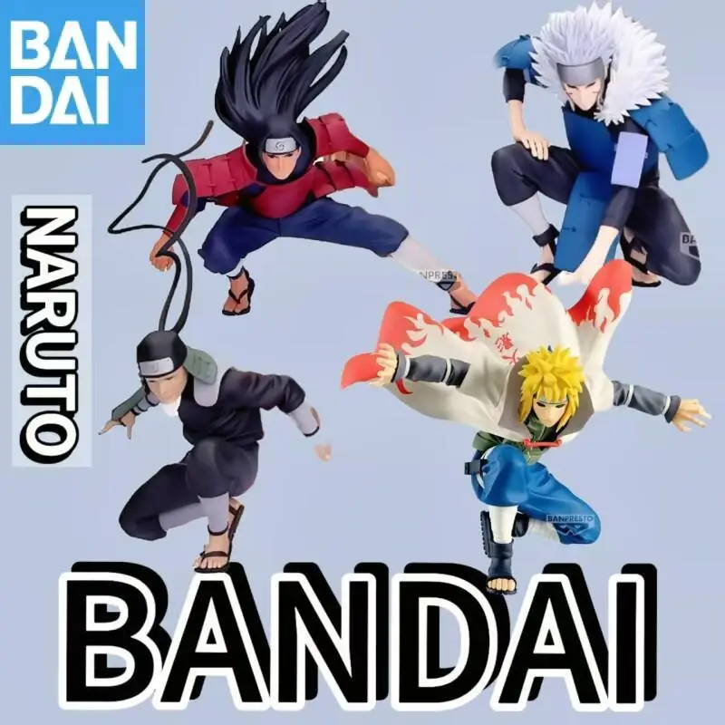 

Bandai Naruto Panel Spectacle Namikaze Minato SenjuTobirama SenjuHashirama SarutobiHiruzen Анимационная модель Фигурка Игрушка в подарок
