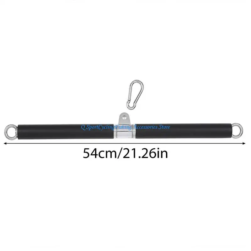 حبل سحب للأسفل للتجديف ثلاثي الرؤوس بقبضة يد LAT شريط سحب للأسفل لآلة كابل الصالة الرياضية #6