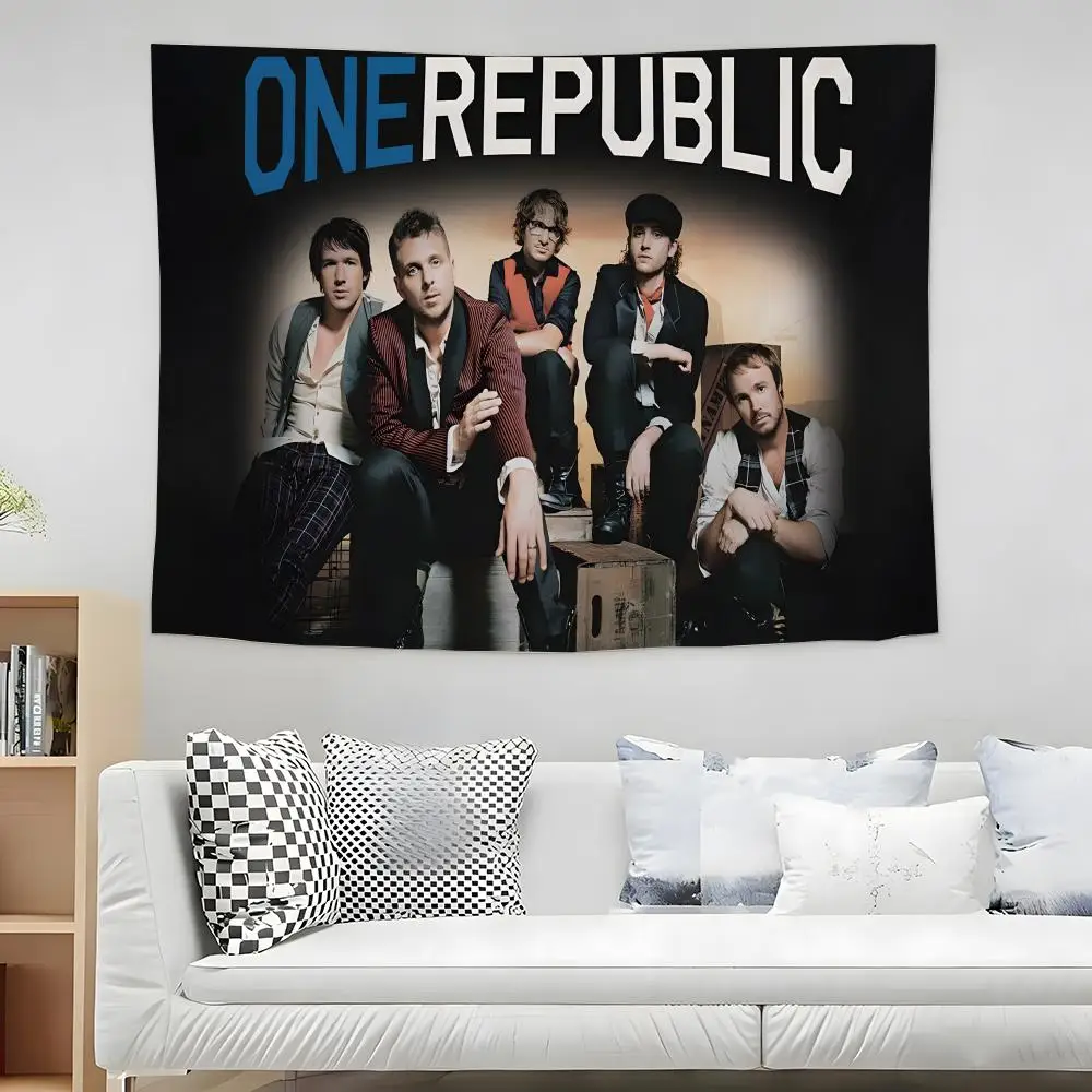 Pop Rock band One Republic Tapestry Multipurpose Home Art for Living Room Bedroom Dorm High Quality Soft Fabric